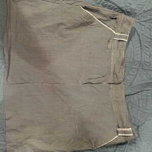 Izod gray 
Striped Skirt